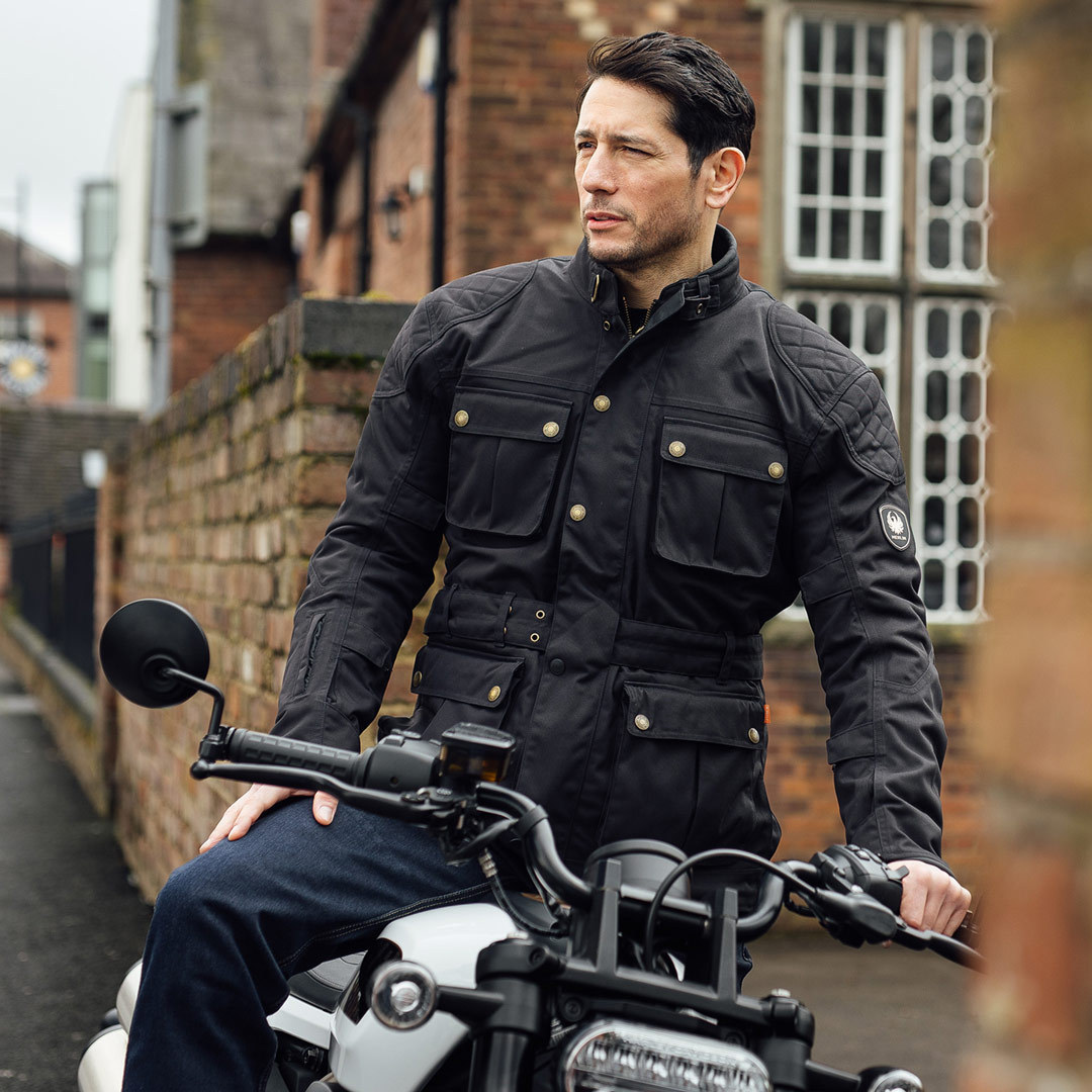 Merlin Burslem Eco Laminated Motorcycle Textile Jacket black L Figure 5