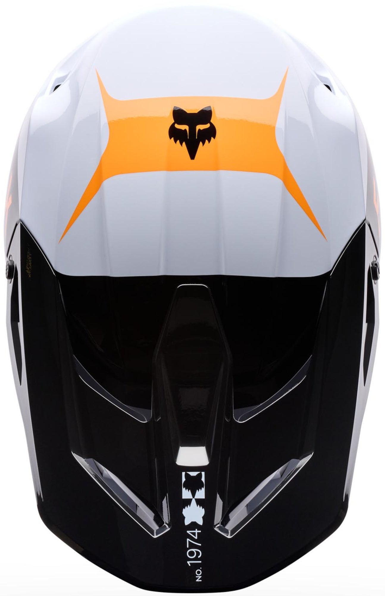 FOX V1 Noble Casco da motocross giovanile bianco/nero/giallo Y/M (51/52) Figura 5