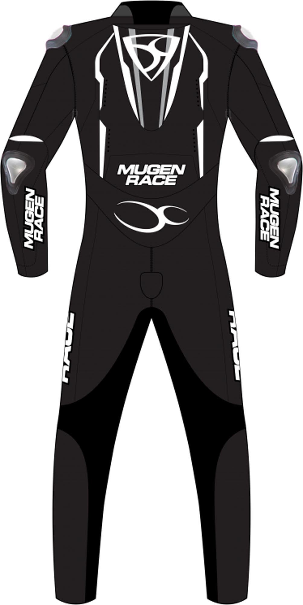 MUGENRACE Ohvale perforeret børn One Piece Motorcykel læderdragt Sort/hvid 128 Figur 2