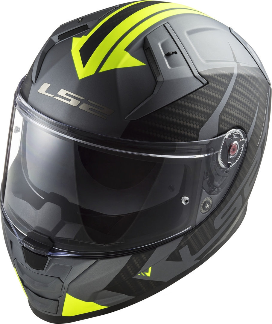 LS2 FF811 Vector II Splitter Helm grijs/geel Verlies (59/60) Figuur 6