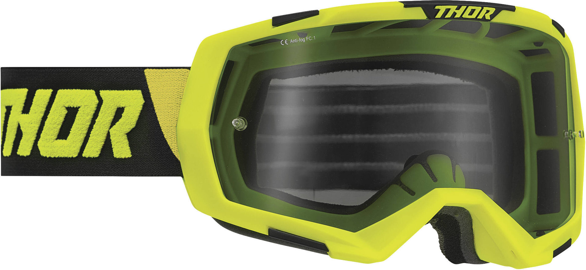 Thor Regiment Ochelari de motocross galben/negru Figura 1