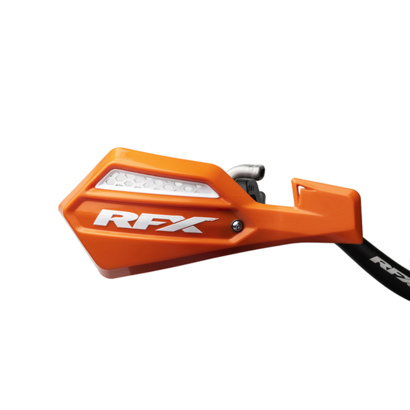 RFX Guardamanos Serie 1 (naranja/blanco) con kit de montaje