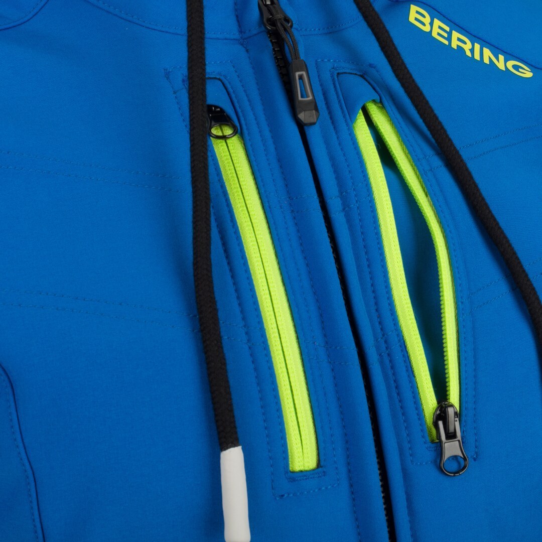 Bering Rotor Softshell wasserdichte Damen Motorrad Textiljacke blau/grau 44 Abbildung 3