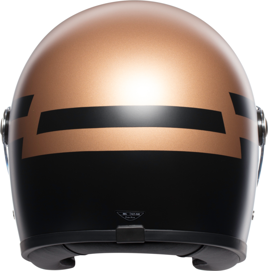 AGV Legends X3000 Superba Helm schwarz/gold MS (56) Abbildung 3