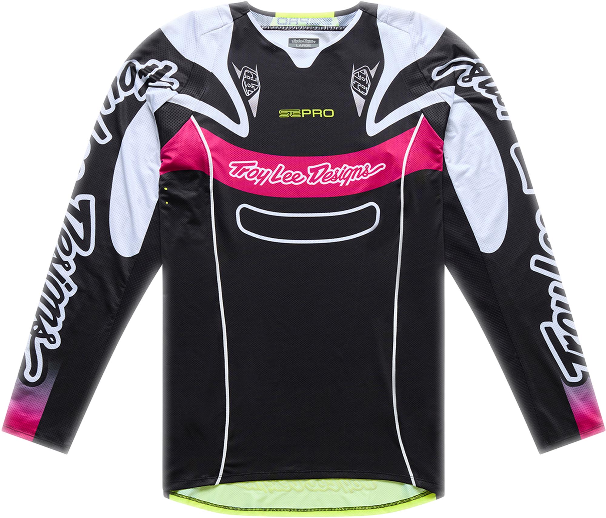 Troy Lee Designs SE Pro Salvo Motocross Jersey schwarz/weiß XXL Abbildung 1