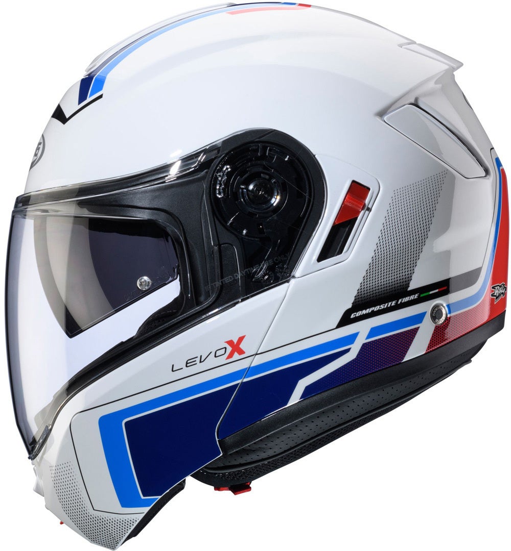 Caberg Levo X Elite Casco bianco/blu/rosso XXL (63/64) Figura 3