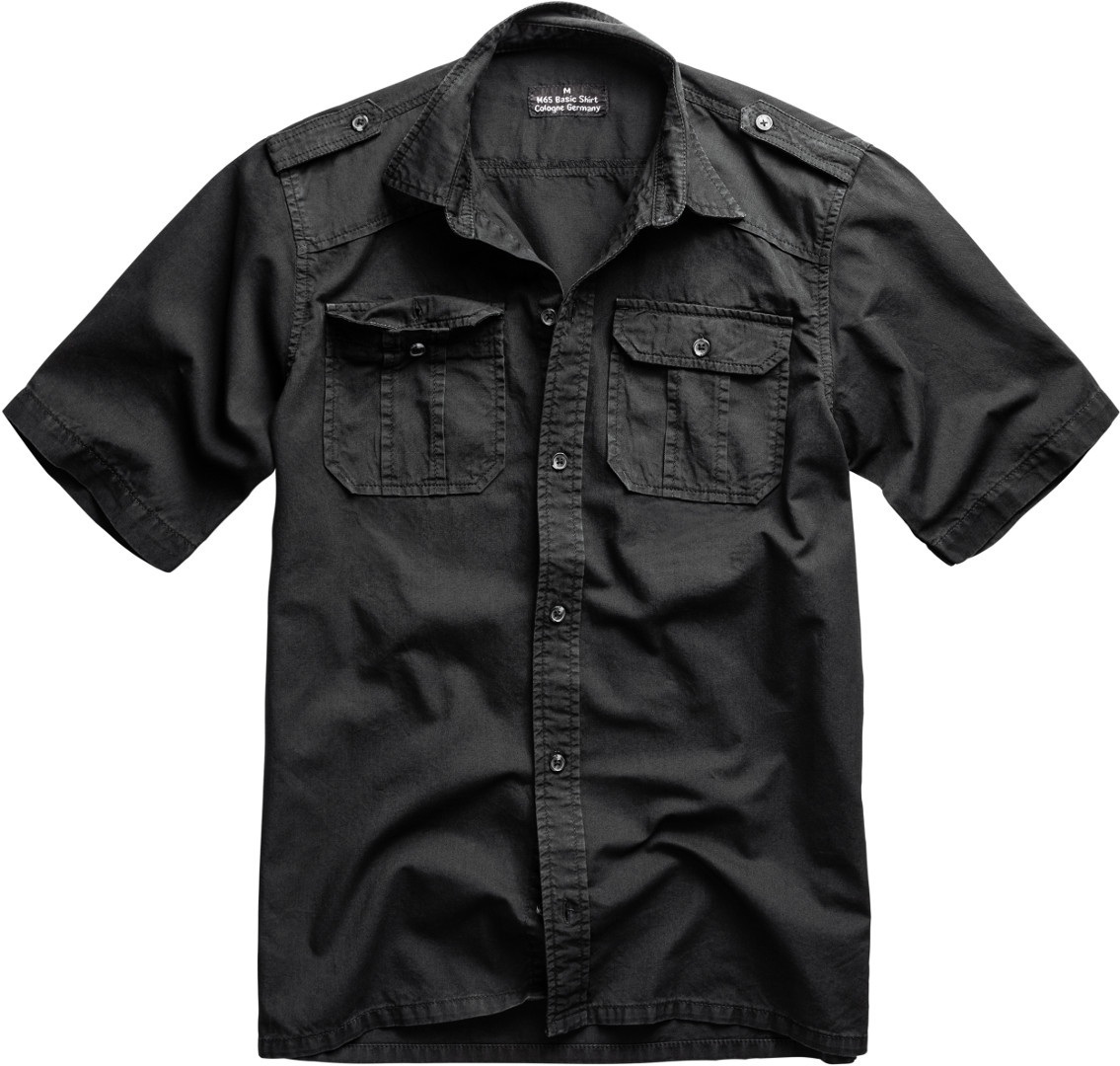 Surplus M65 Basic Short Sleeve Skjorte Sort M Figur 1