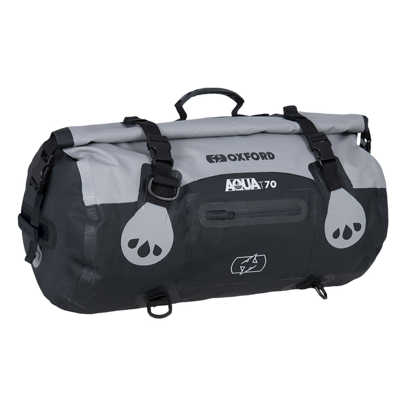 Oxford Aqua T-70 Roll Bag gris/negro 70L