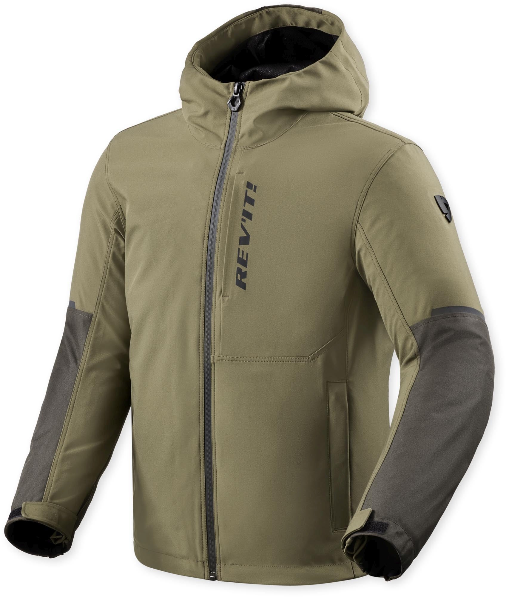Revit Traffic 2 H2O waterproof Motorcycle Textile Jacket grey/olive XL Figure 1