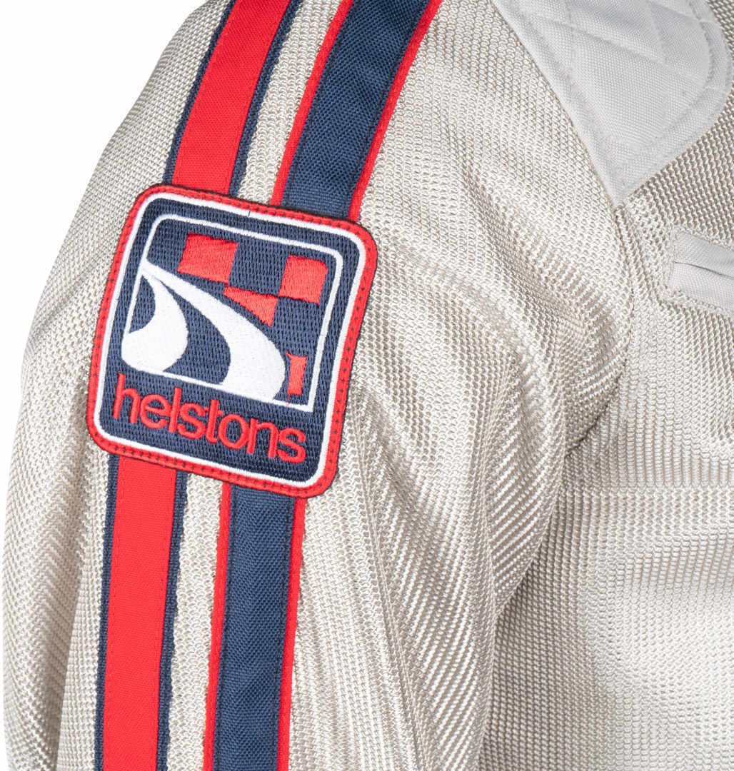 Helstons Pace Air Motorrad Textiljacke silber 3XL Abbildung 2