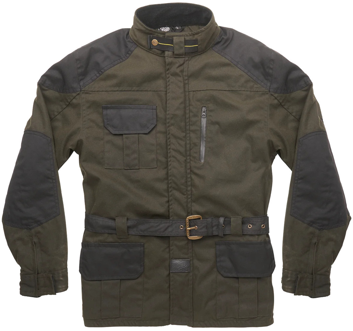 Fuel Bunker Veste de cire de moto imperméable S Figure 1