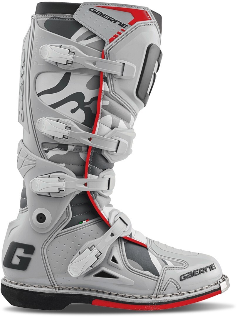Gaerne Fastback Endurance Motocross Stiefel hellgrau/dunkelgrau 45 Abbildung 9