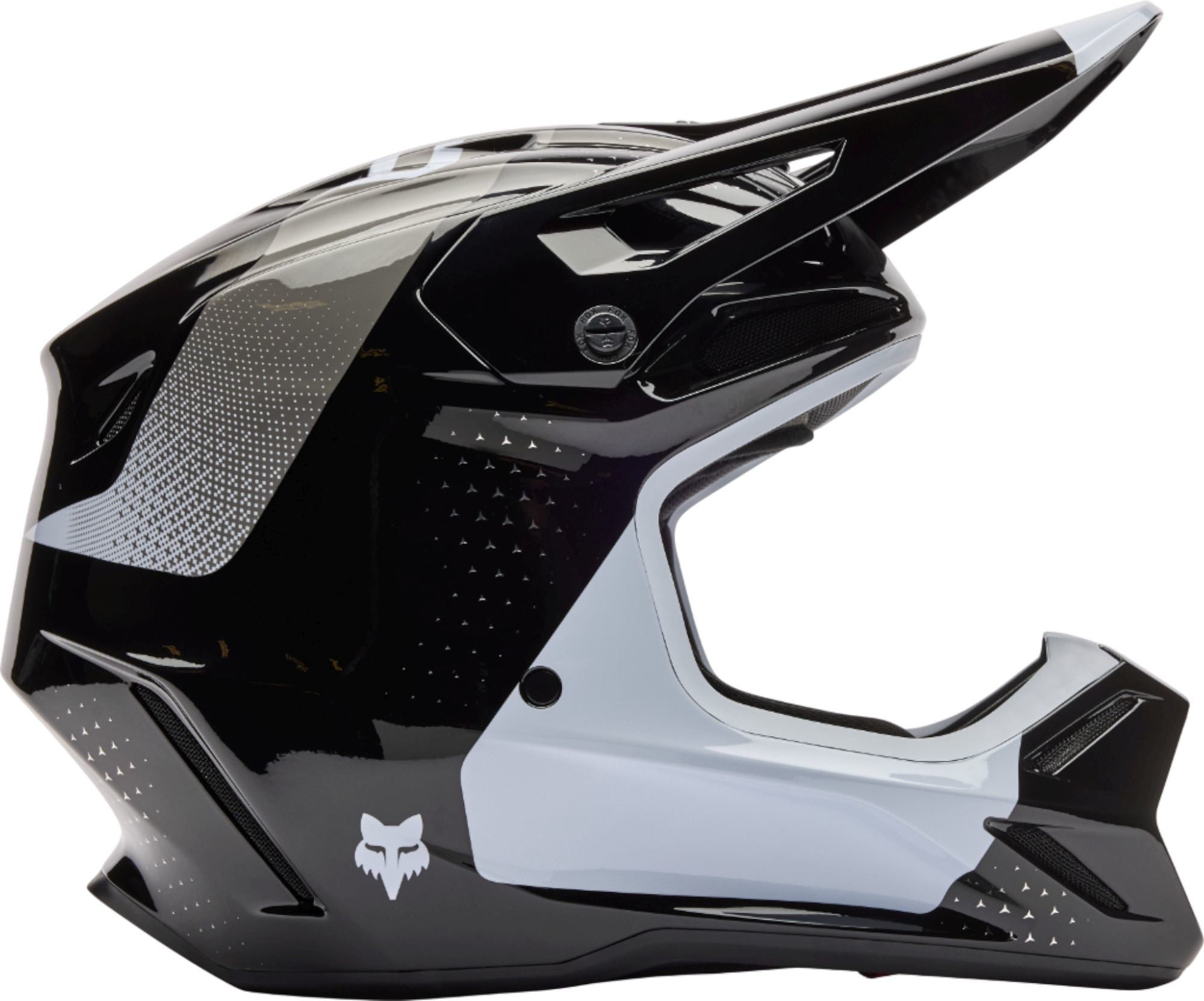FOX V3 Tine Casque de motocross noir M (57/58) Figure 2