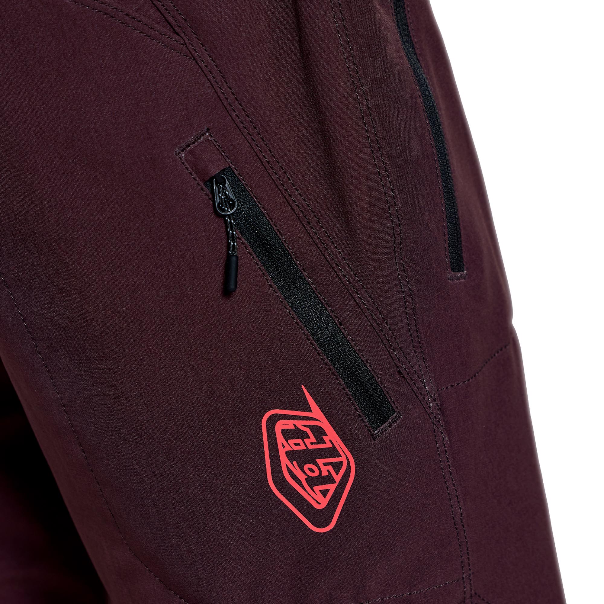 Troy Lee Designs Lilium Pro Shell Mono Damer cykelshorts Bordeaux S Figur 10