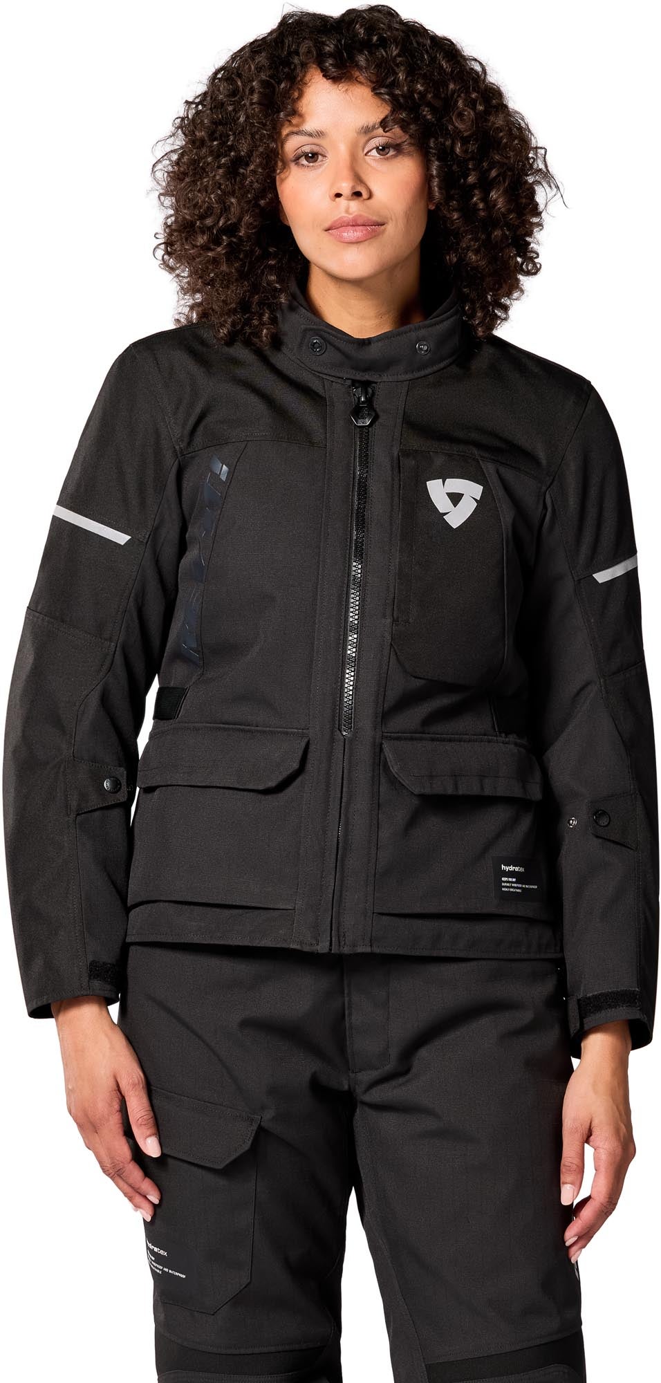 Revit Convergent H2O waterdichte dames motorfiets textieljas Zwart 42 Figuur 3