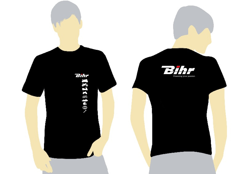 Bihr Tricou: Negru 2019 - Mărire XXL Figura 2
