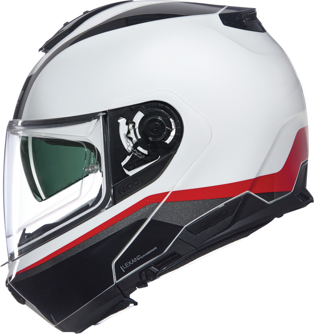 Nolan N100-6 Incognito N-Com Cască Alb/Negru/Roșu XXS (54) Figura 2