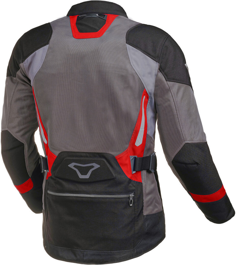 Macna Aerocon Motorrad Textiljacke grau/schwarz/rot L Abbildung 2