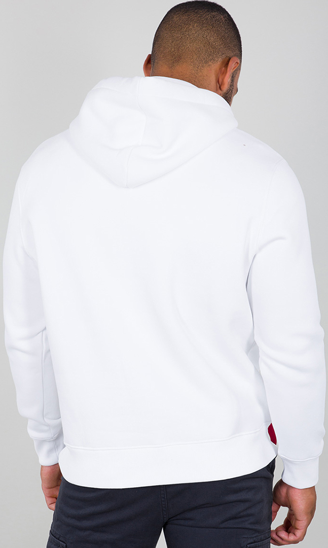Alpha Industries Basic Суитшърт бяло/оранжево L Фигура 2