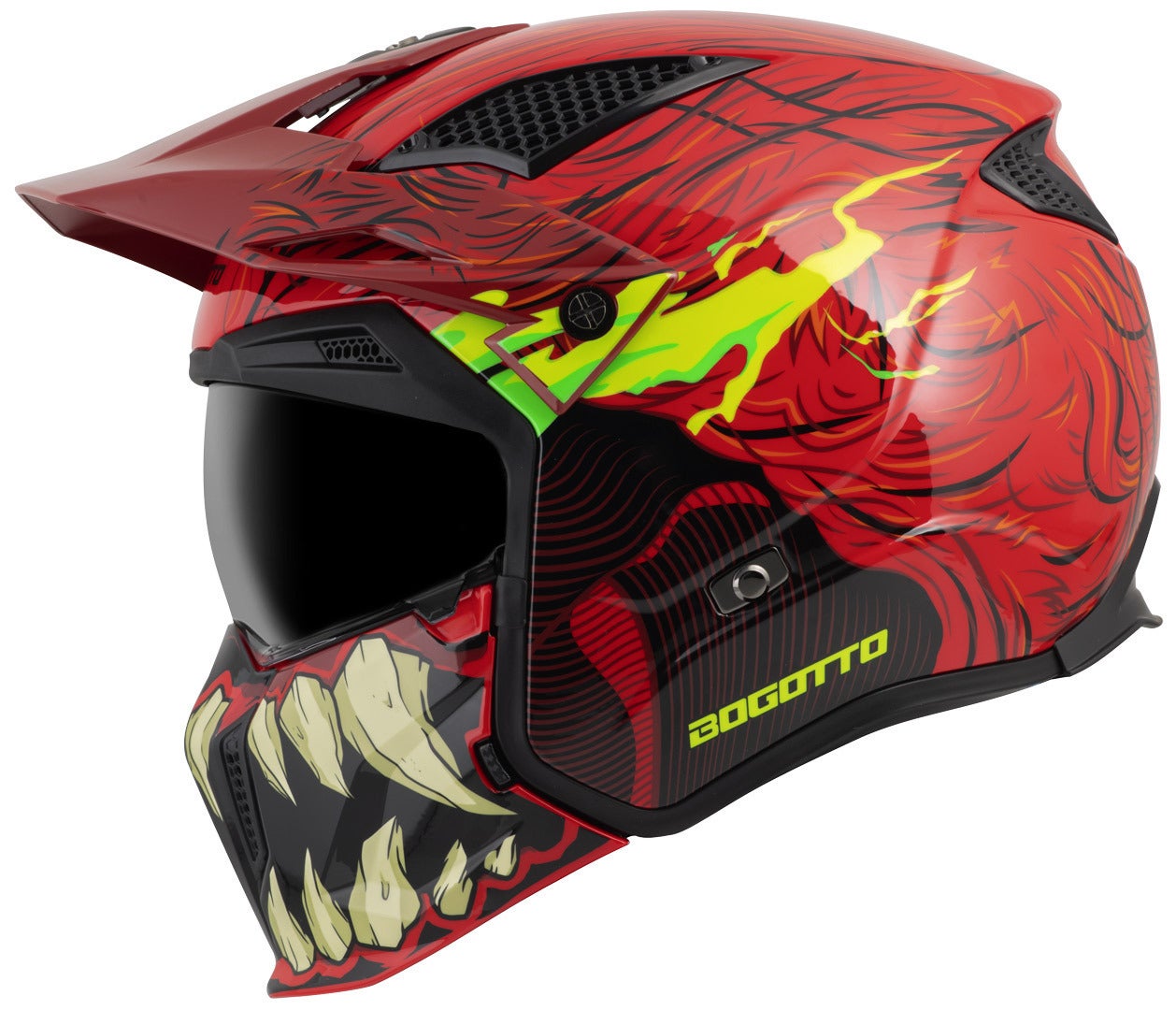 Side view of Bogotto Radic Bestia 22.06 Helmet
