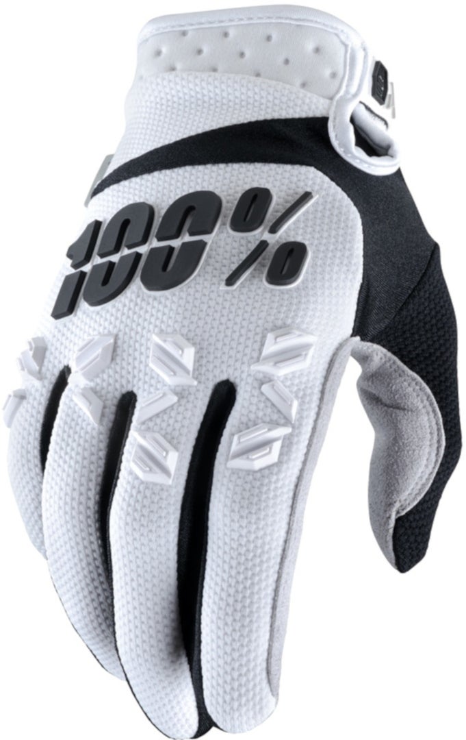 100% Airmatic Motocross handsker hvid/sort L Figur 1
