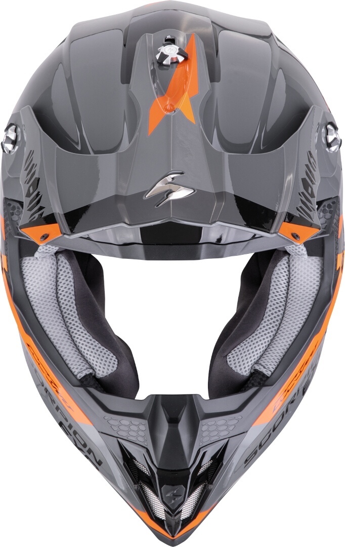 Scorpion VX-16 Evo Air Rod Cască de motocross gri/portocaliu S (55/56) Figura 3