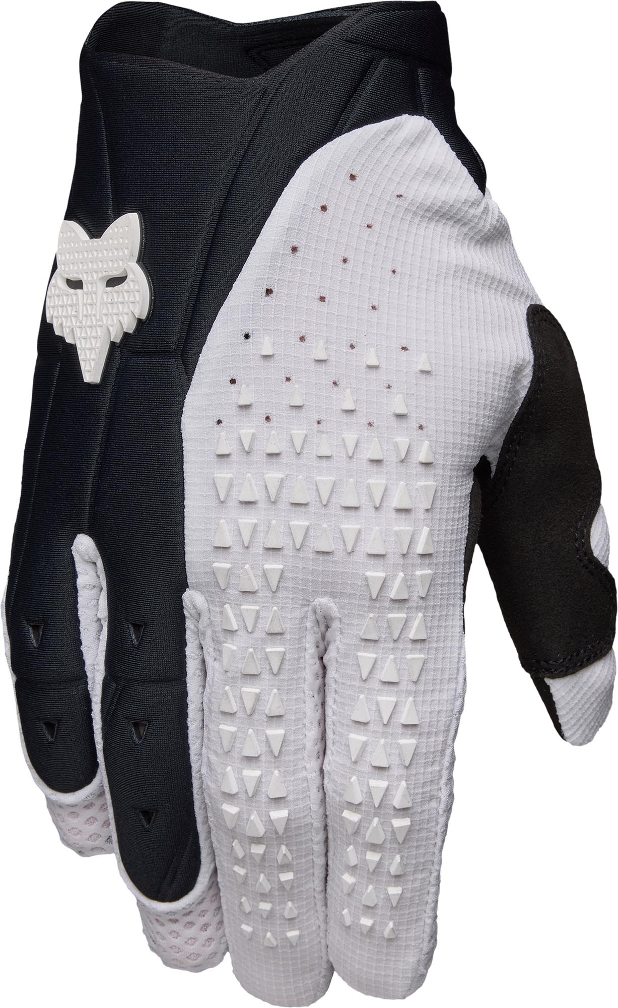 FOX Pawtector Motocross Gloves black/white 2XL Figure 1