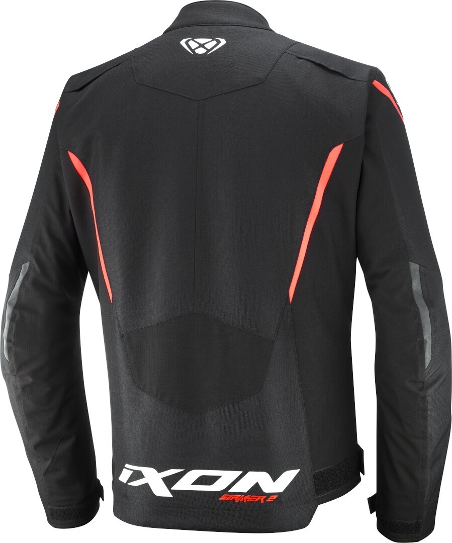 Ixon Striker 2 waterproof Motorcycle Textile Jacket black/white/red 3XL Figure 2