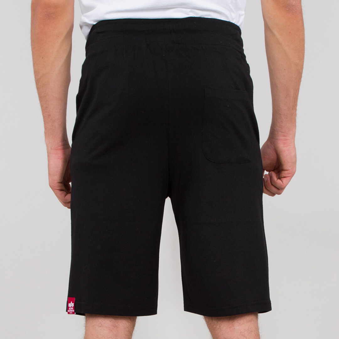 Alpha Industries Jersey Shorts schwarz M Abbildung 2