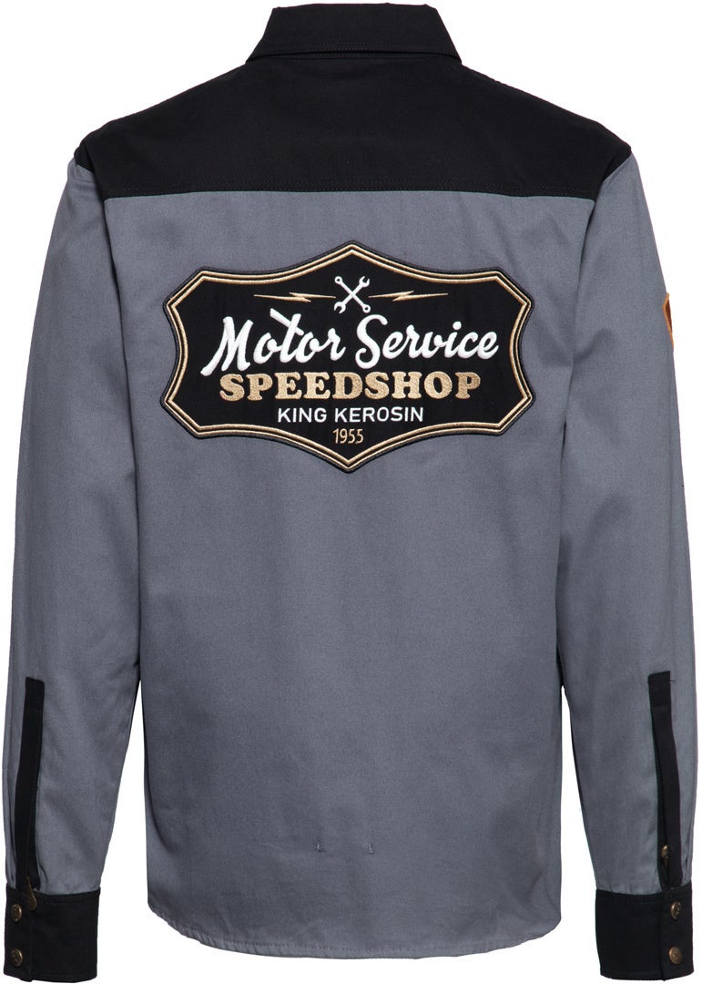 King Kerosin Motor Service Speedshop Workwear Shirt 4XL Figure 2
