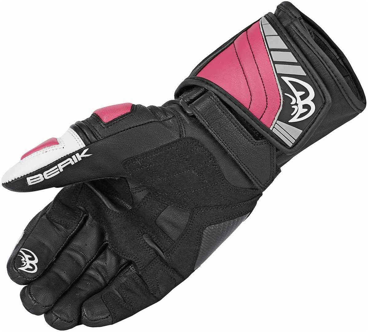 Berik Zoldar Gants de moto dames noir/rose S Figure 2