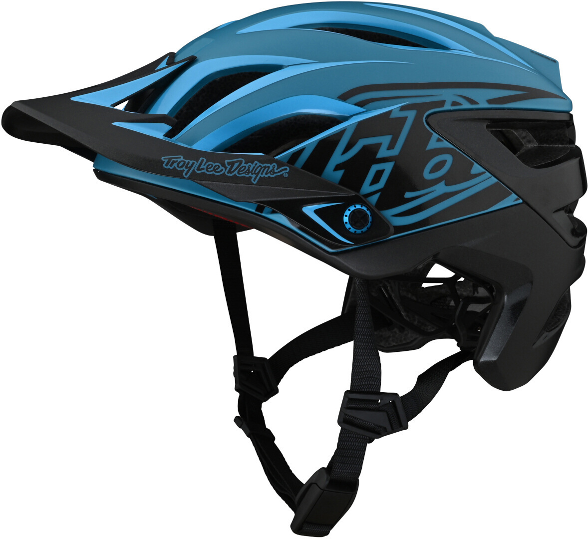 Troy Lee Designs A3 Uno MIPS Cykelhjelm sort/blå M/L Figur 4