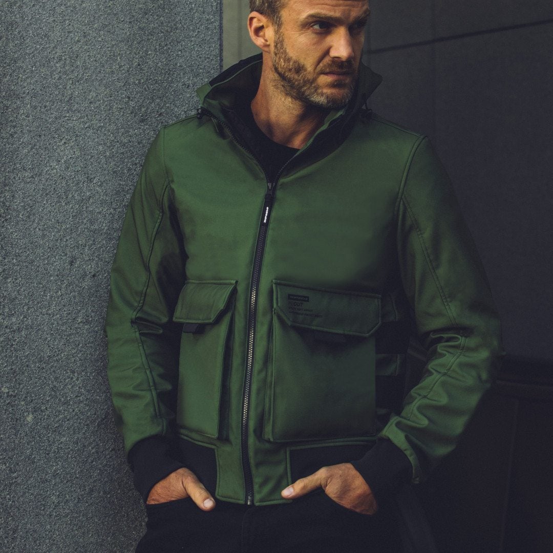 Spidi Metromover H2Out Motorrad Textiljacke militärgrün 3XL Abbildung 8
