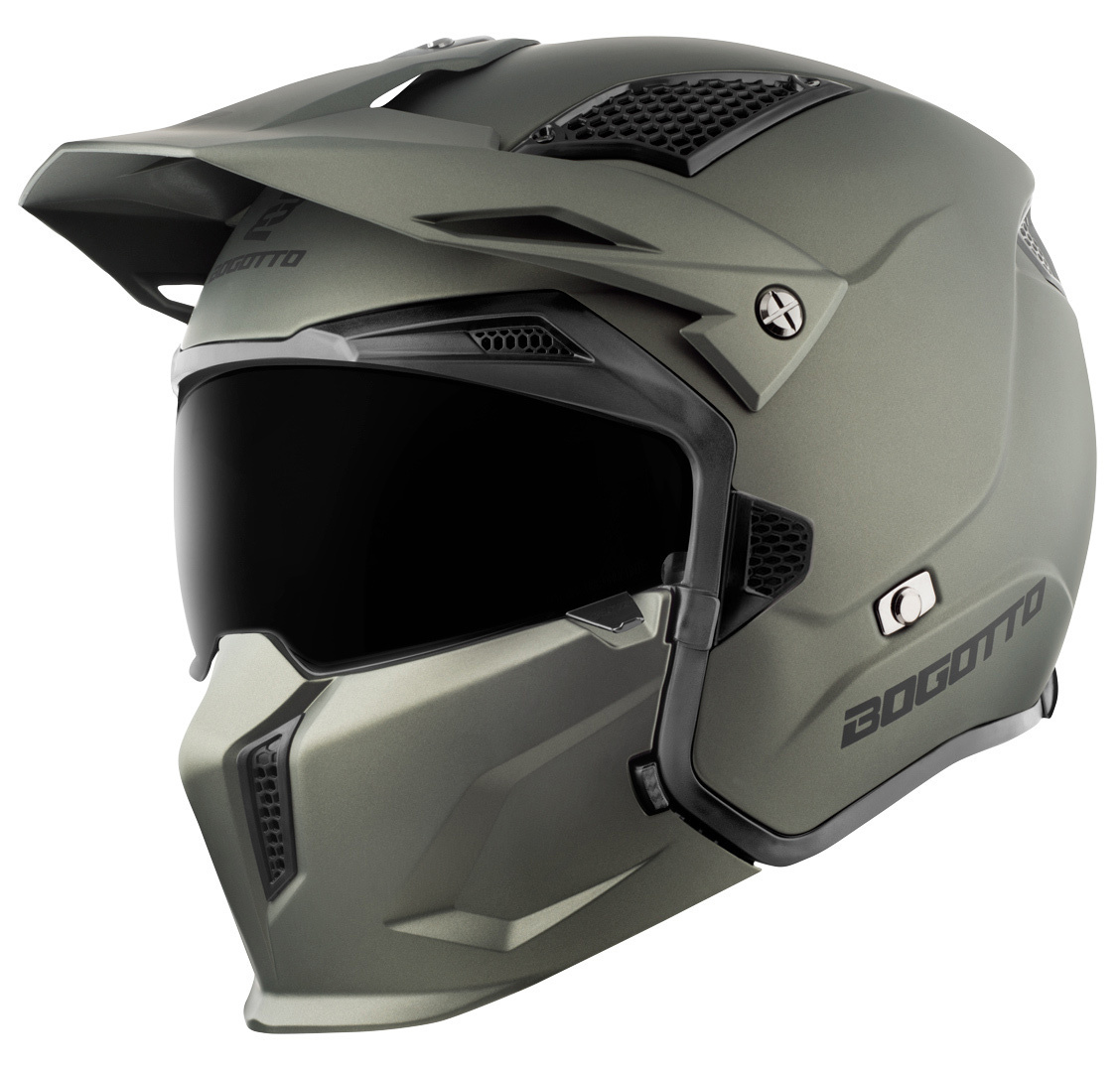 Bogotto Radic Hjälm Green Matt XS Figur 2