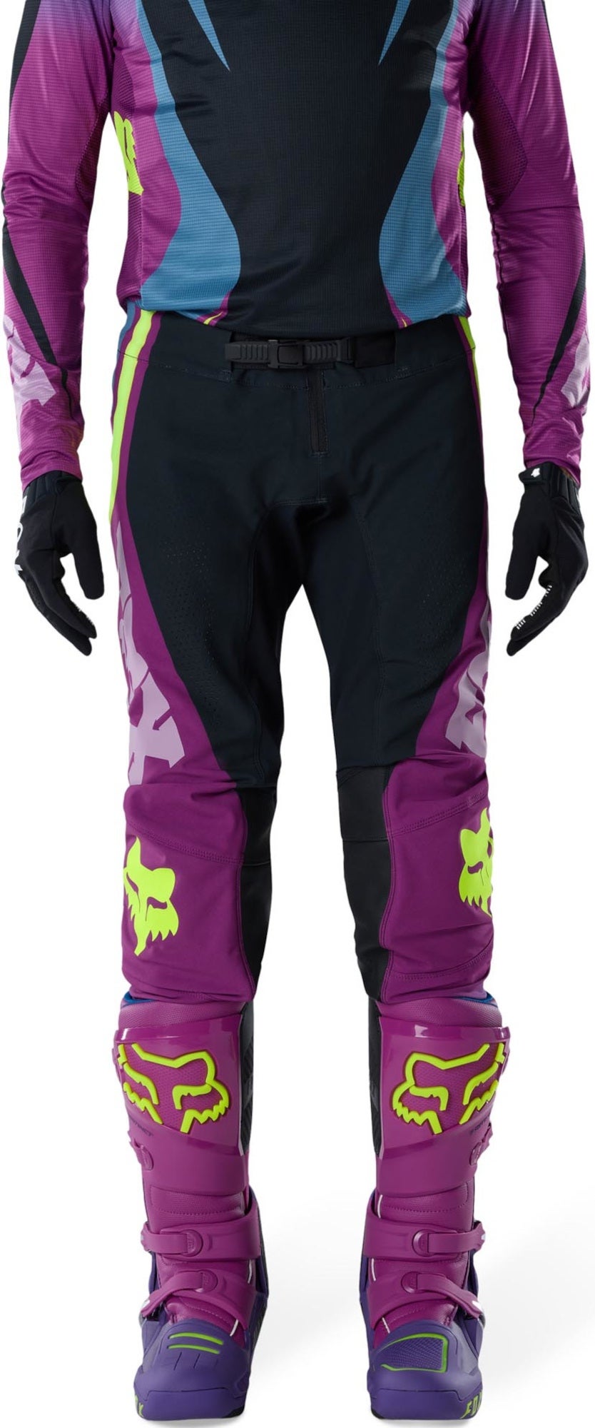 FOX Flexair Thorn Motocross Pants violet/black 34 Figure 3