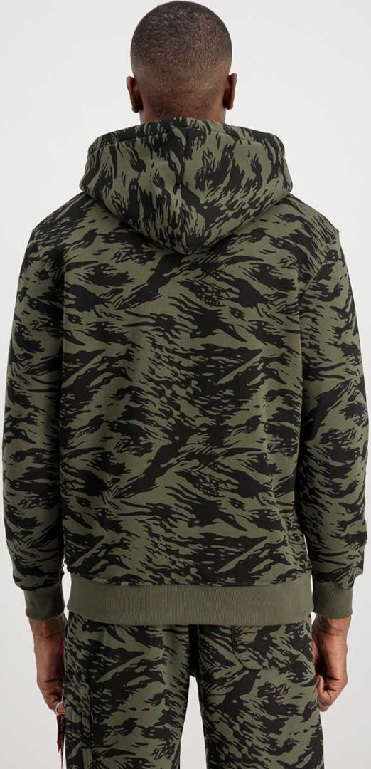 Alpha Industries Basic Camo Capuche Vert olive/noir XXL Figure 2