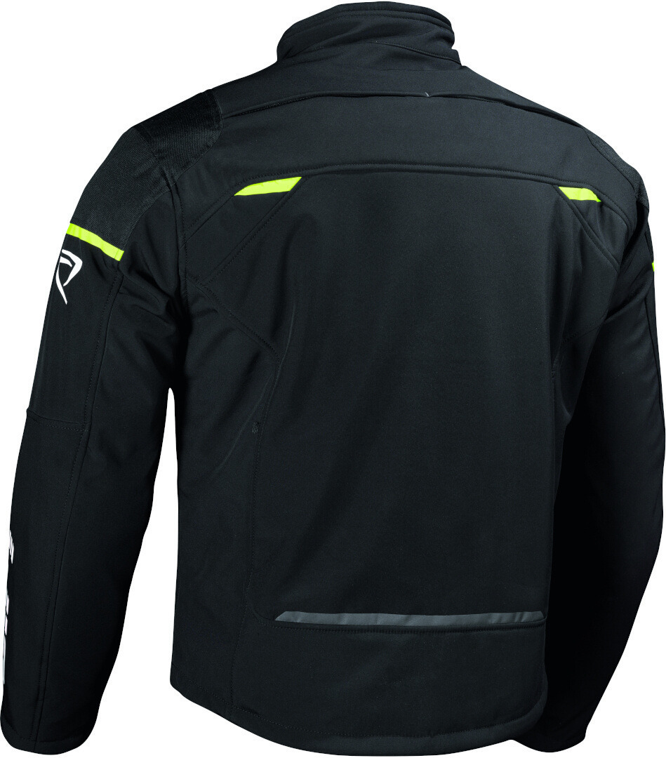 DIFI Justin Aerotex Urban Jachetă textilă impermeabilă pentru motociclete negru/galben 3XL Figura 2