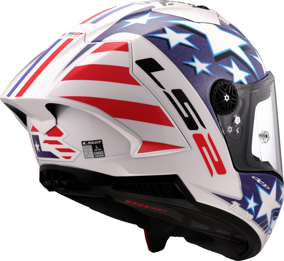 LS2 FF805 Thunder GP Baz Replica Carbon Capacete M (57/58) Figura 5