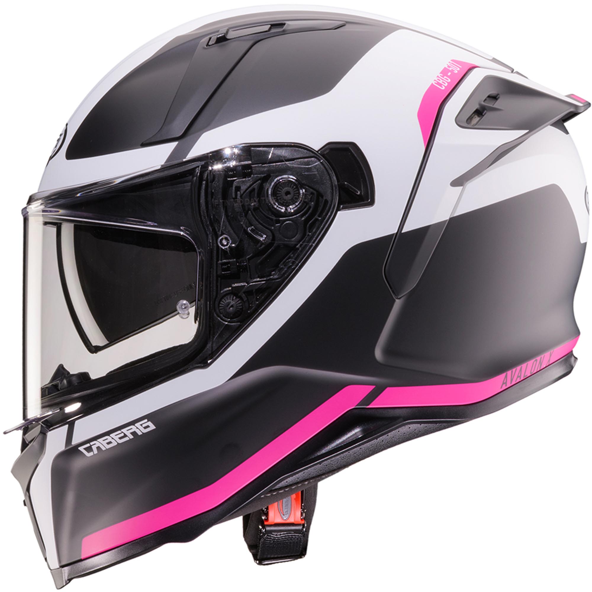 Caberg Avalon X Pure Cască Negru mat/alb/roz M (57/58) Figura 2