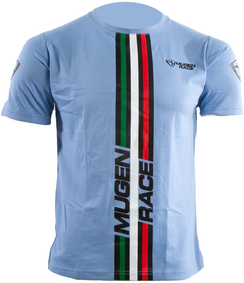 MUGENRACE T-Stripe Camiseta azul claro S Figura 1
