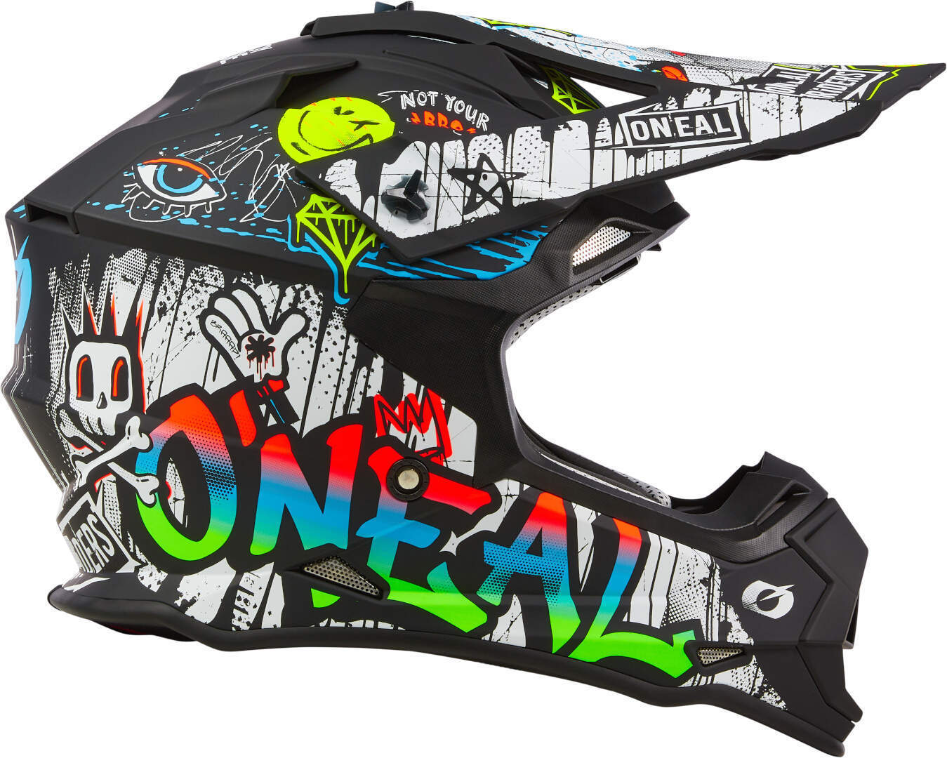Oneal 2SRS Rancid Casque de motocross multicolore S (55/56) Figure 4