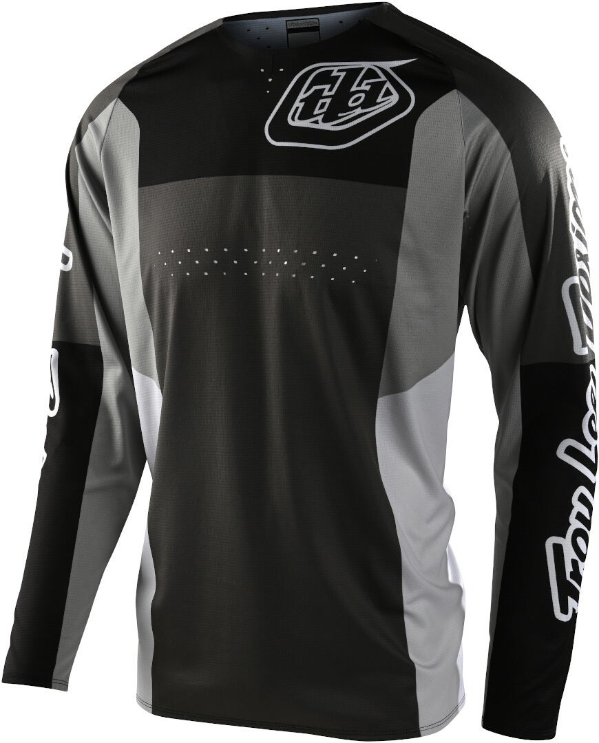 Troy Lee Designs SE Pro Quattro Motocross Jersey sort/grå L Figur 1