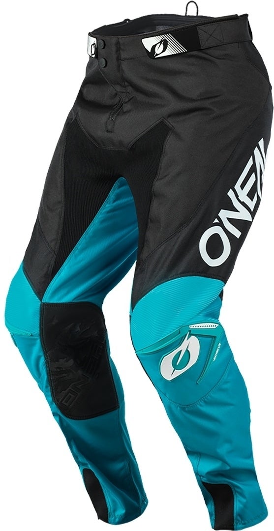 Oneal Mayhem Hexx Motocross bukser Sort/turkis 32 Figur 1