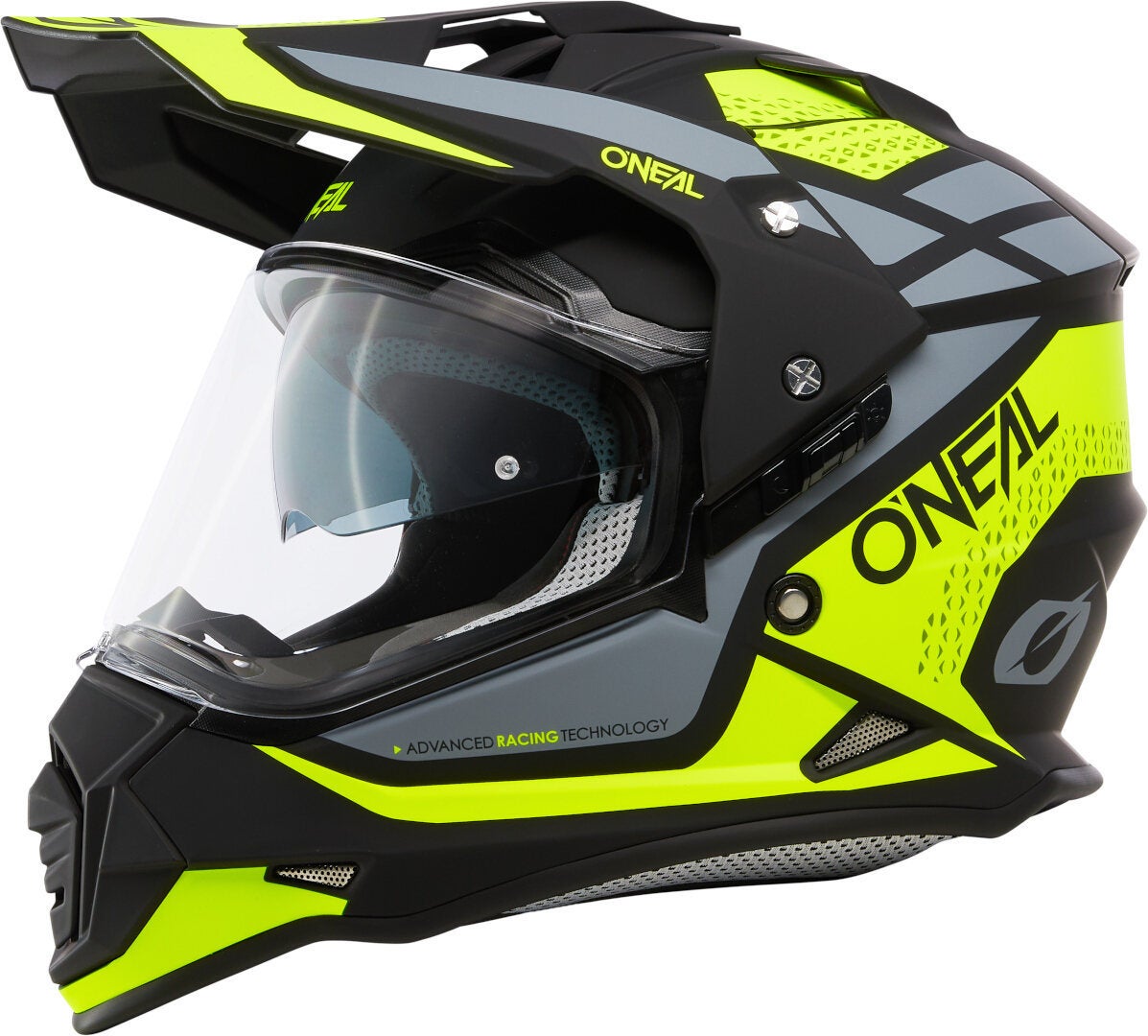 Oneal Sierra R Motocross Helm schwarz/neon-gelb L (59/60) Abbildung 2