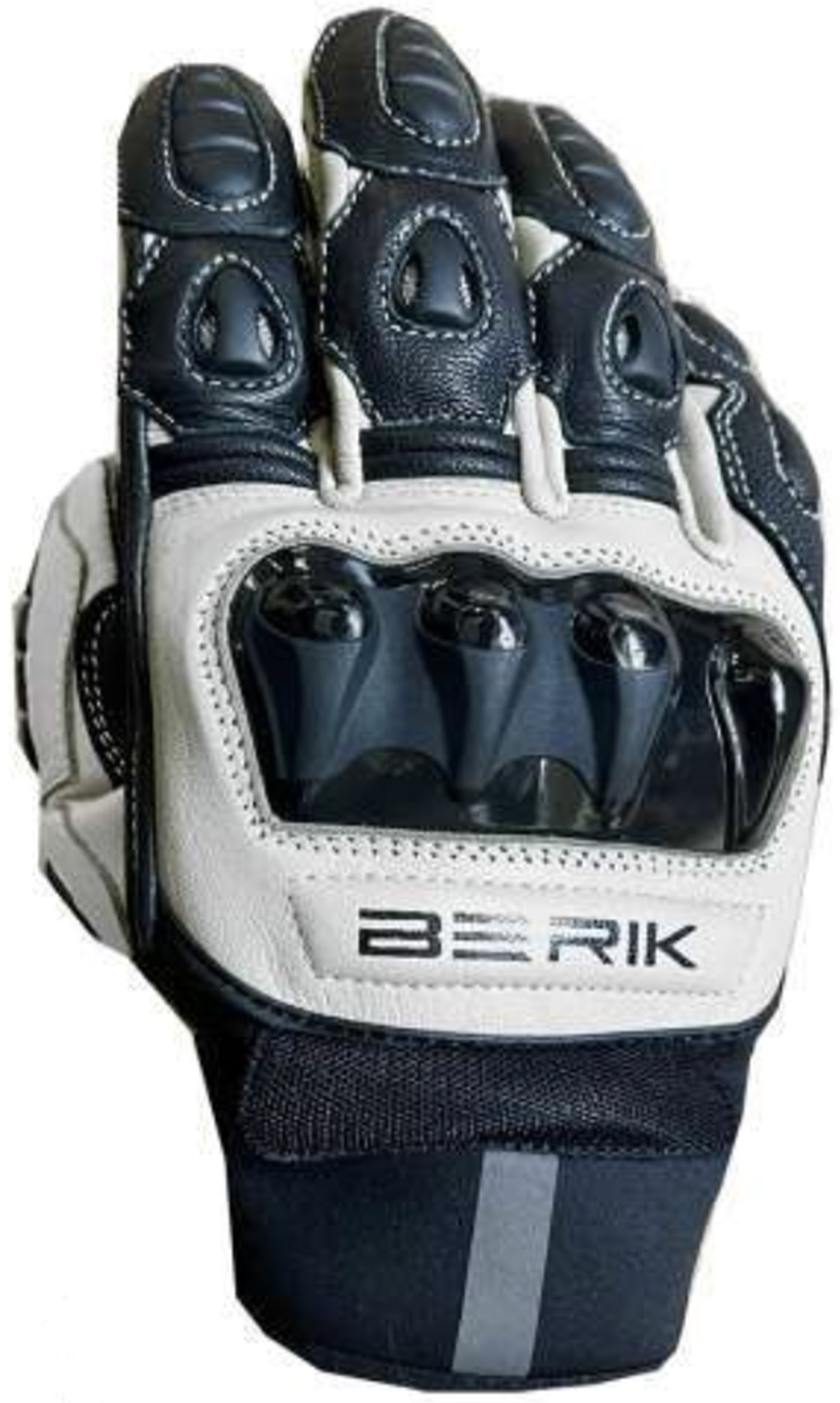 Berik Zakuda Motorcykel handsker Sort/hvid L Figur 1