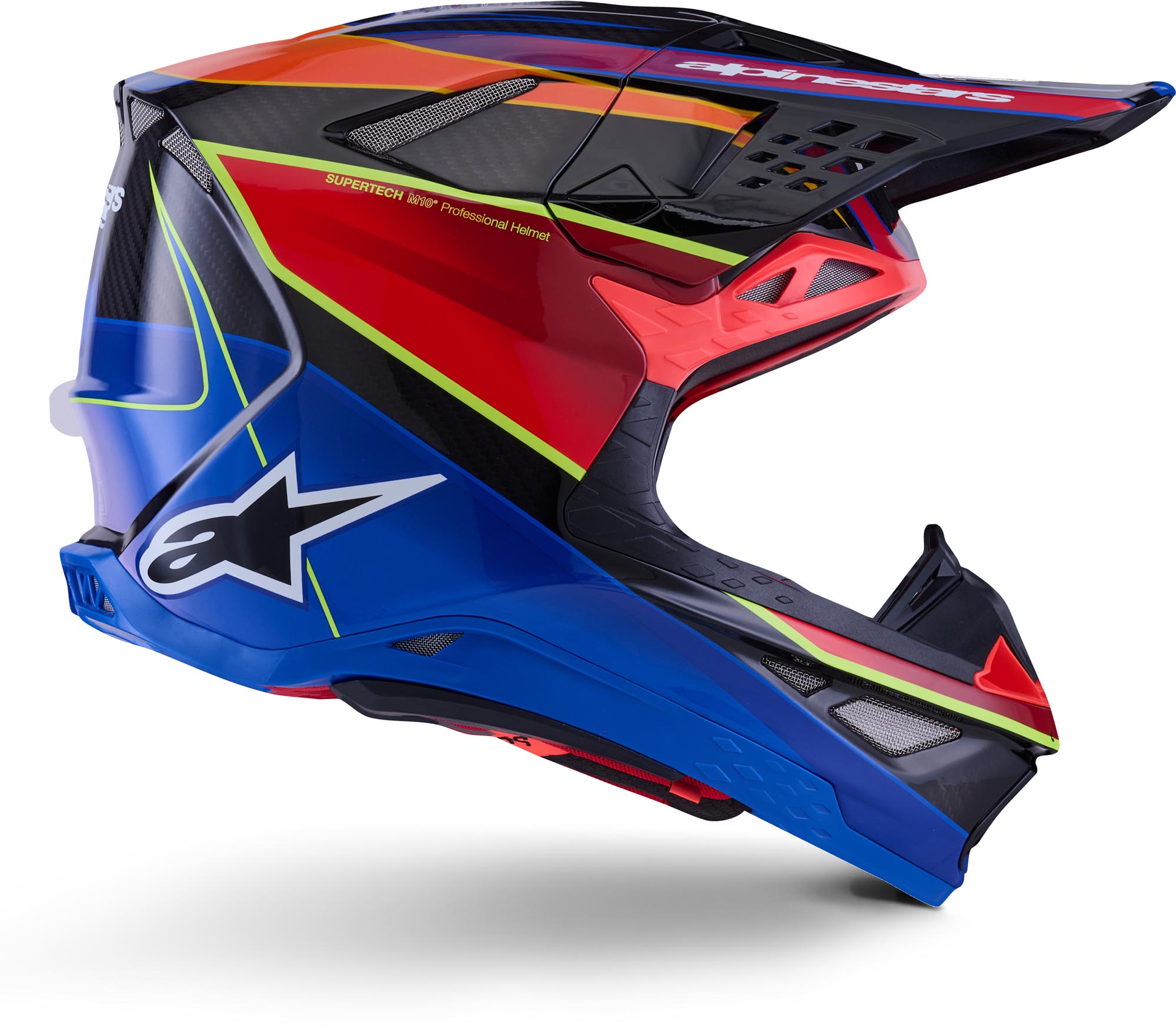 Alpinestars Supertech S-M10 Era 2025 Cască de motocross Albastru/Roșu XL (61/62) Figura 5