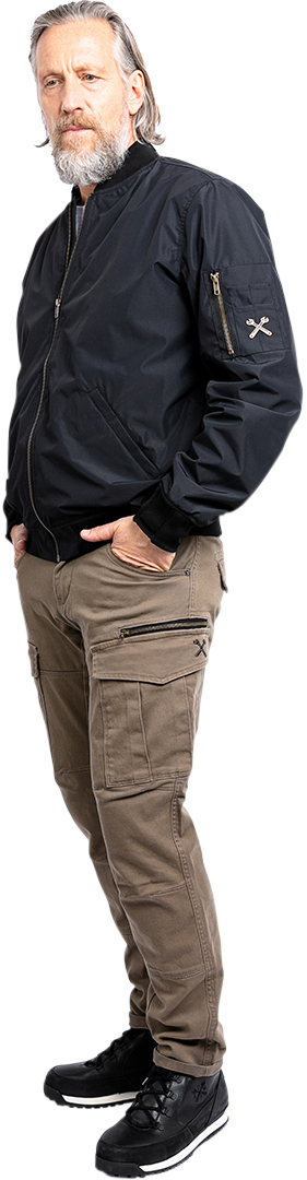 John Doe Stroker Cargo XTM Motorrad Textilhose sand 25 L30 Abbildung 14