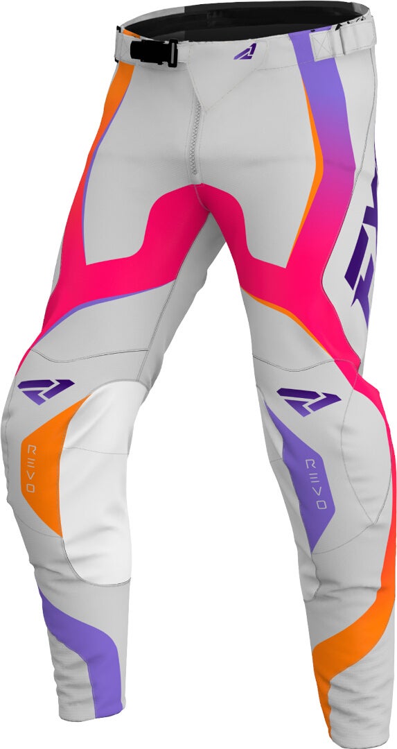 FXR Revo 2025 Pantalons de motocross orange/violet 38 Figure 1