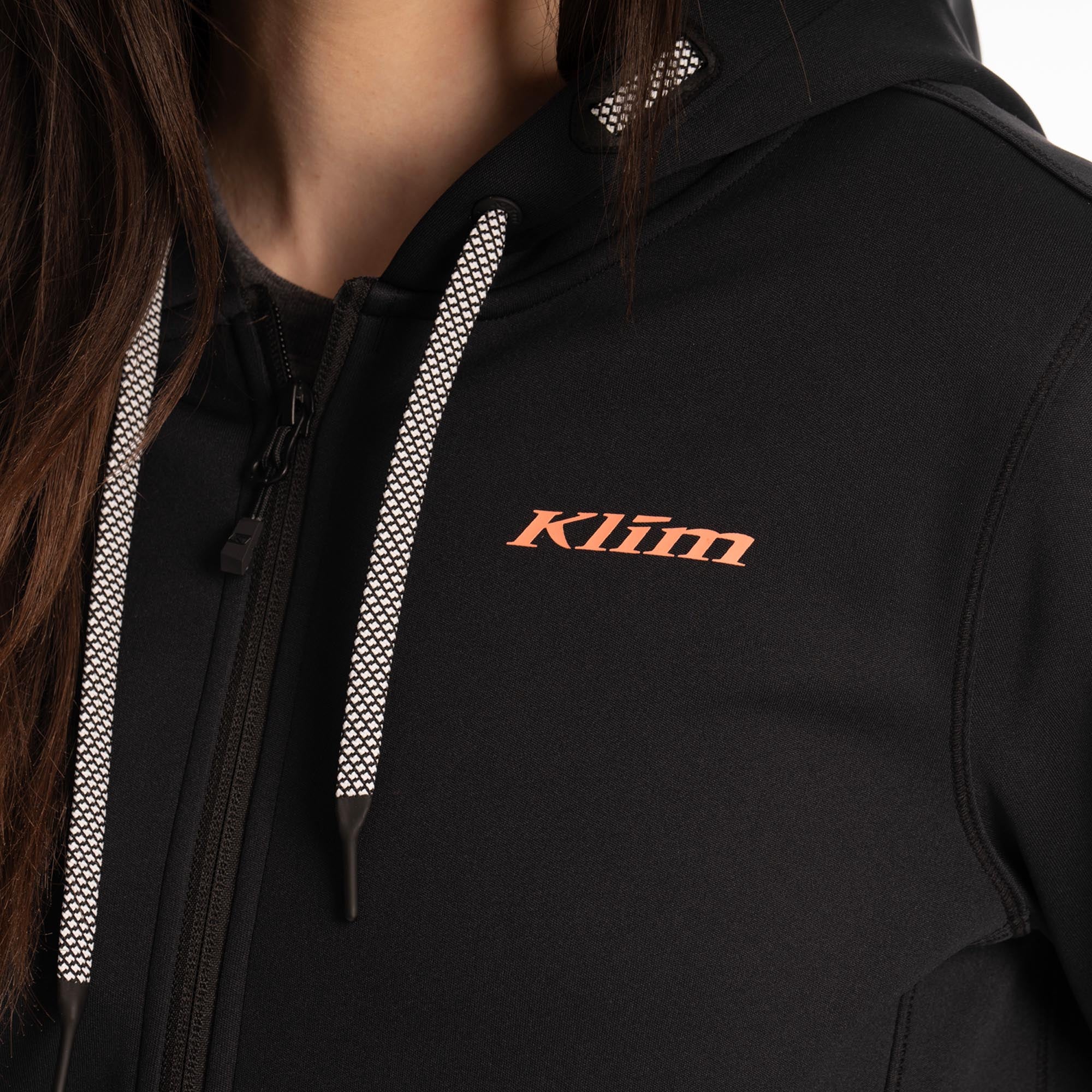 Side view of Klim Aster Park Ladies Zip Hoodie