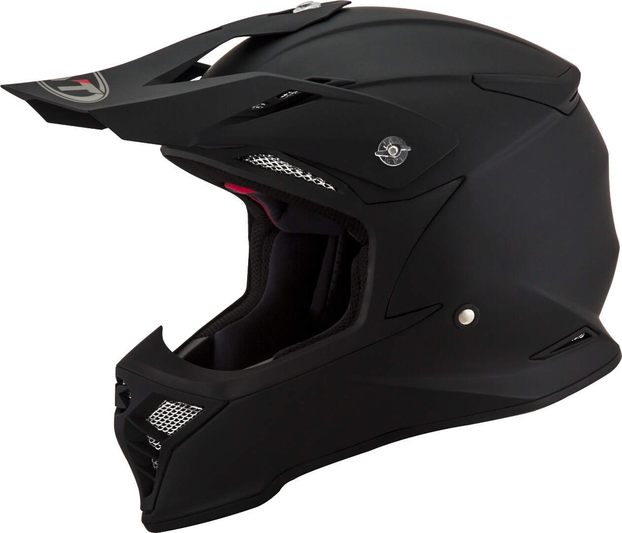 KYT Skyhawk Plain Cască de motocross Black matt L (59/60) Figura 1